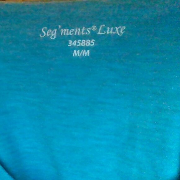 Seg'ments Luxe Womens Long Sleeve V-Neck T-Shirt Top - Picture 5 of 6